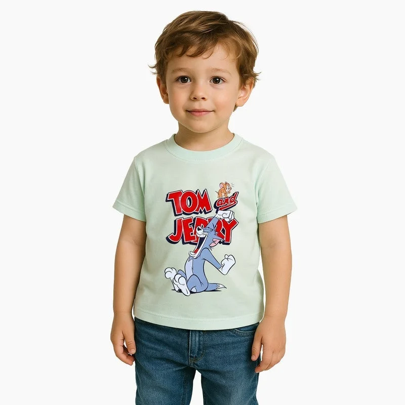 Warner Bros. Warner Bros. Tom &amp; Jerry Kids Boy's Short Sleeve 100% Cotton T-Shirt